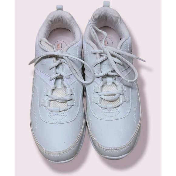 Womans Safe T Step White Lace Up Comfort Work Shoes Slip Oil Resistant 9W - Picture 5 of 8